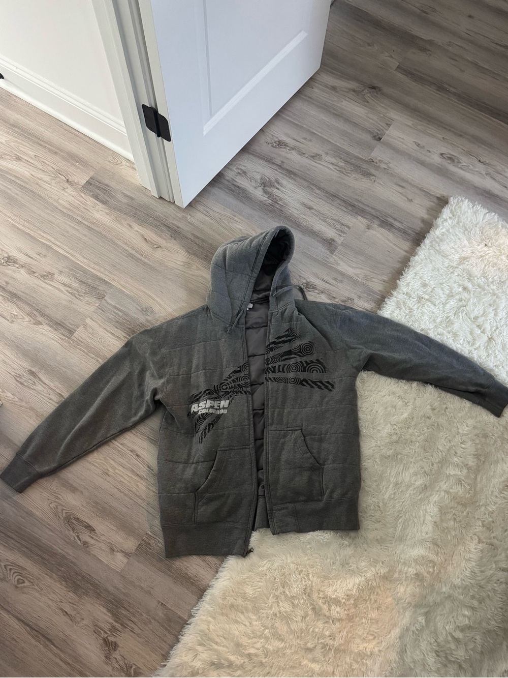 Grey Hooded Aspen Jacket